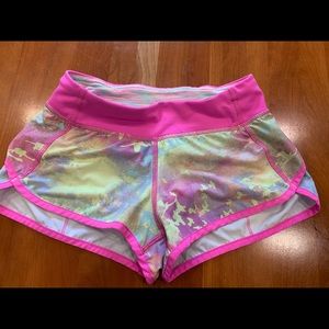 LuluLemon- IVIVVA,  girls, size 10 Speedy shorts
